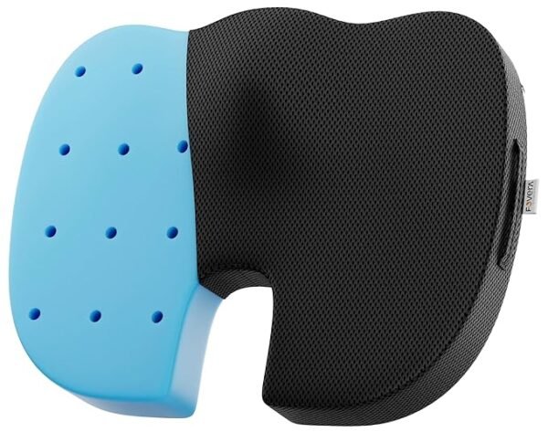 FOVERA Memory Foam Coccyx Seat Cushion