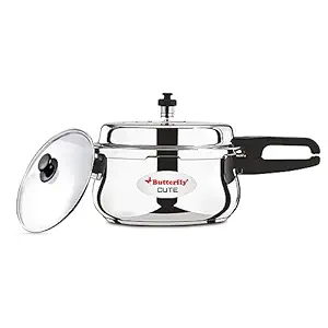 BUTTERFLY CUTE SS COOKER WITH EXTRA LID 5.5L