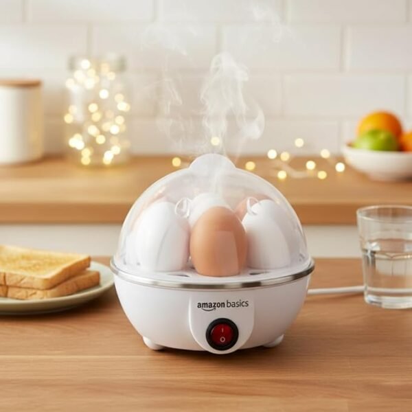 amazon basics Electric Egg Boiler  350 Watt  7 Eggs