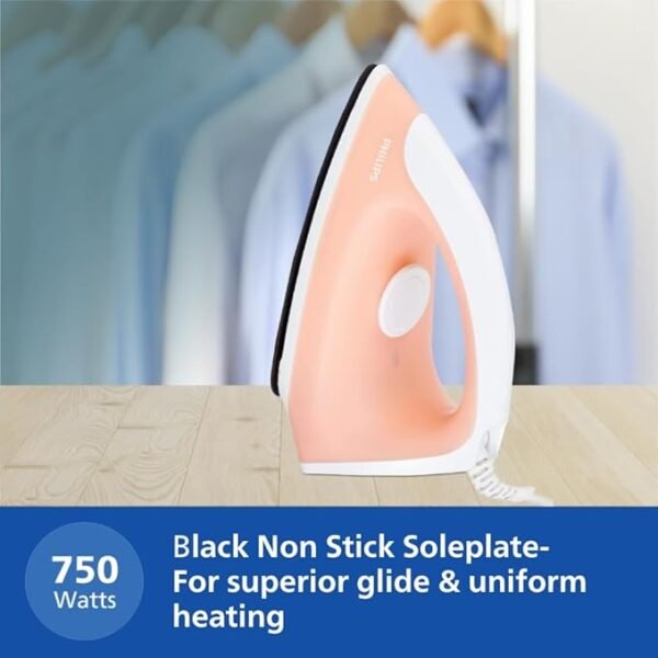 PHILIPS Plastic Classic750-Watt Dry Iron (Peach)
