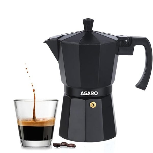 AGARO Classic Moka Pot Espresso Coffee Maker, 240 Ml