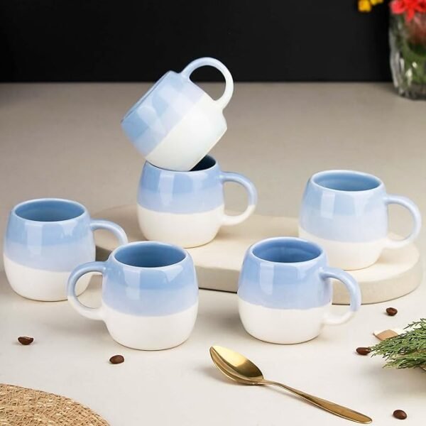 The Earth Store Tritone Ovule Shape Tea Cups