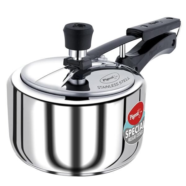 pigeon special  inner lid steel cooker 2 L