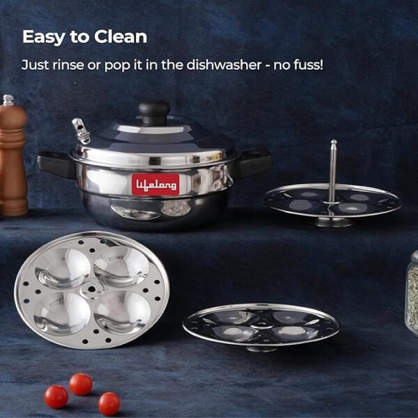 LIFE LONG IDLI COOKER 3 PLATES