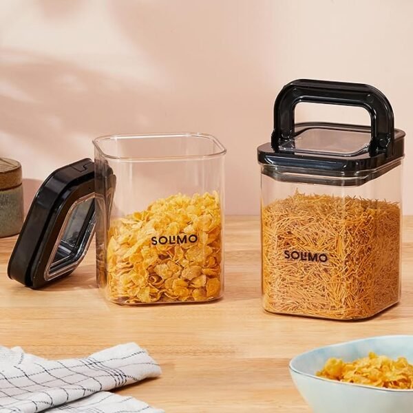 Solimo Airtight Plastic Storage Jar 1150ml single