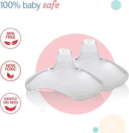 LuvLap Silicone Breast Nipple Shield  (Reusable)