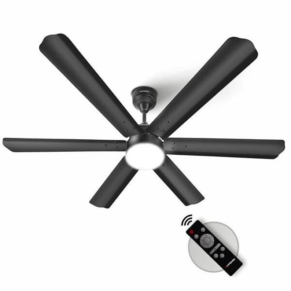LONGWAY Luminair Remote Control & LED Light 6 Blade FAN