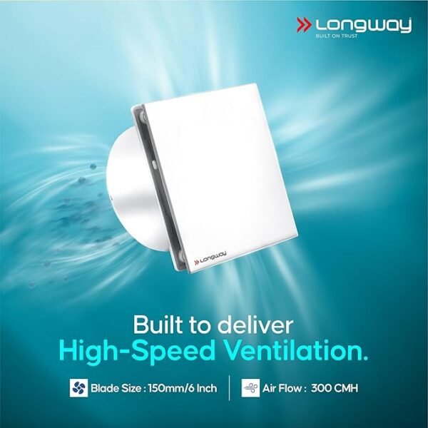 LONGWAY FreshX 6 Inch 150 mm Exhaust Fan